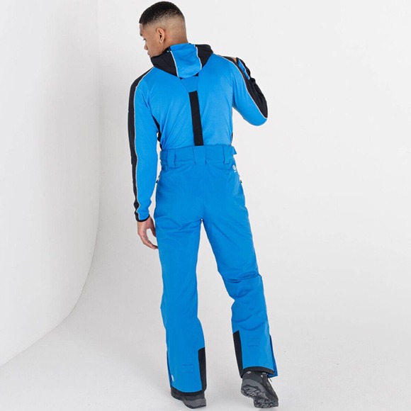 NWT!! Dare2B Insulated Men's Waterproof Ski Overall Pants Blue Size XL - Picture 5 of 15